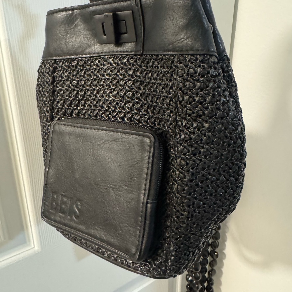 BEIS Black Woven Women's Bag